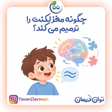 ترمیم لکنت توسط مغز